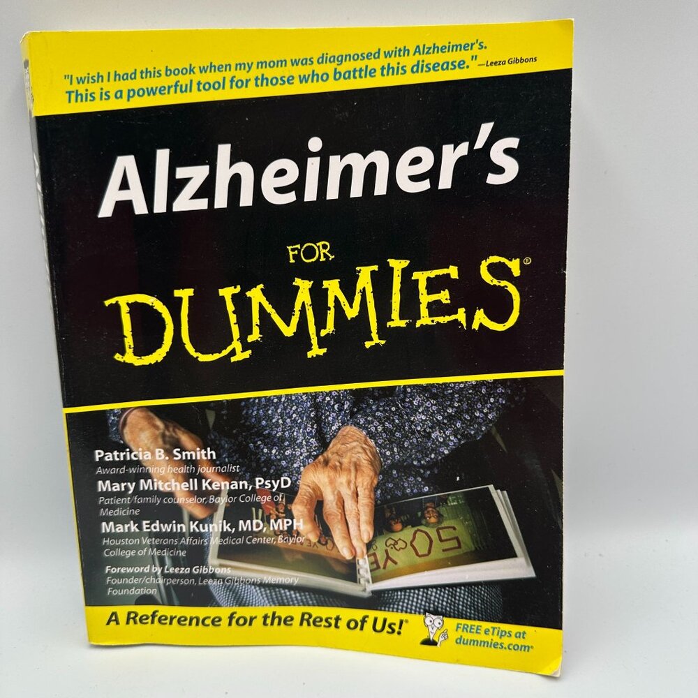 Alzheimers For Dummies Smith Kenan Kunik Paperback 2004 Health Medical Care